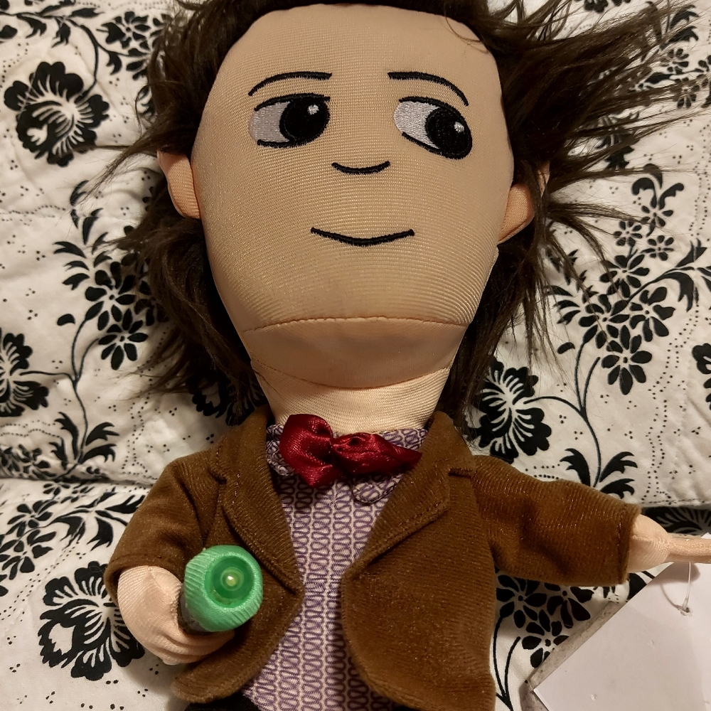 Dr. Who stuffed toy, with working light and sound
